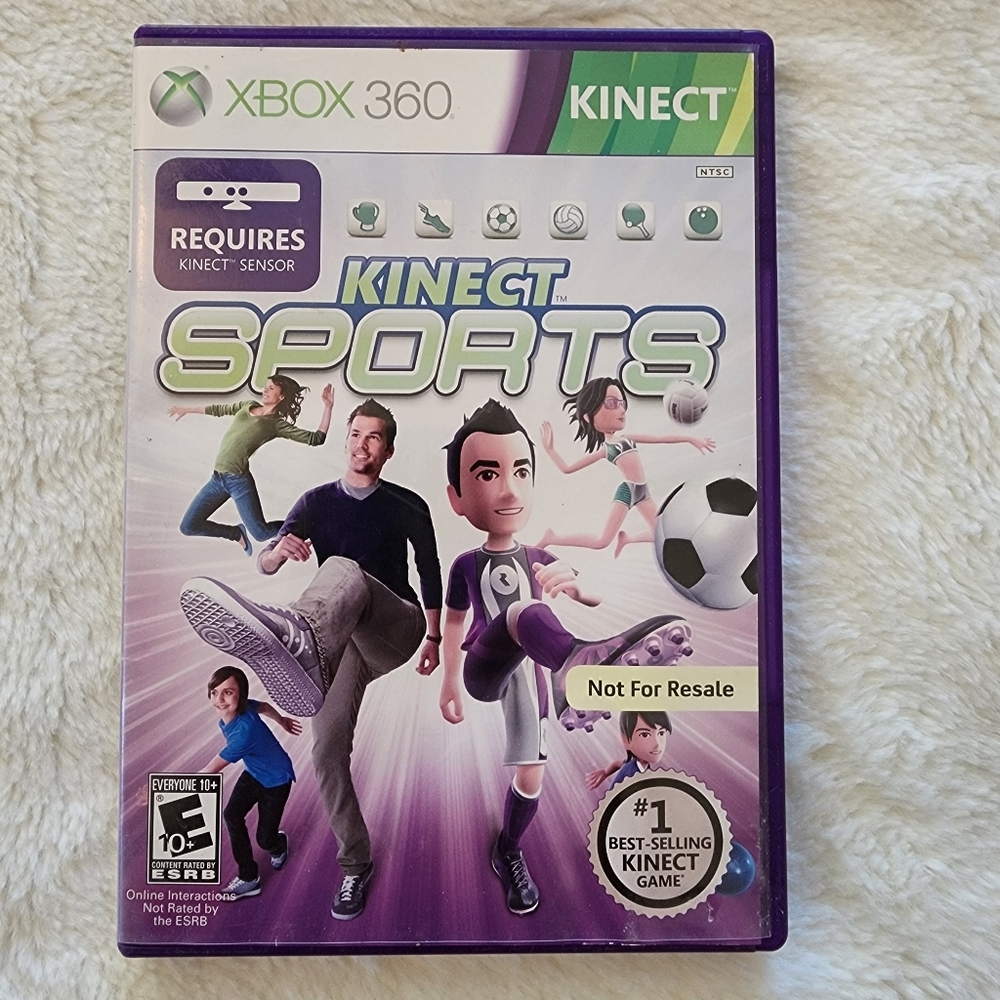 Great Condition: XBOX 360 Game Kinect Sports
